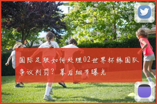 国际足联如何处理02世界杯韩国队争议判罚？幕后细节曝光